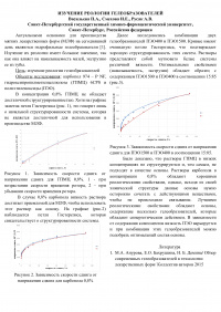 Изучение реологии гелеобразователей